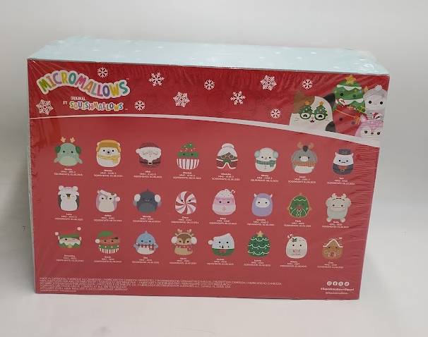 Micromallows 2.5" Squishmallows Holiday Advent Calendar Plush - 24pk SEE DETAILS