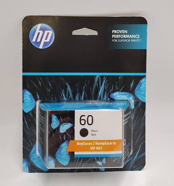 HP #60 Black Ink Cartridge NEW GENUINE EXP 06/2026