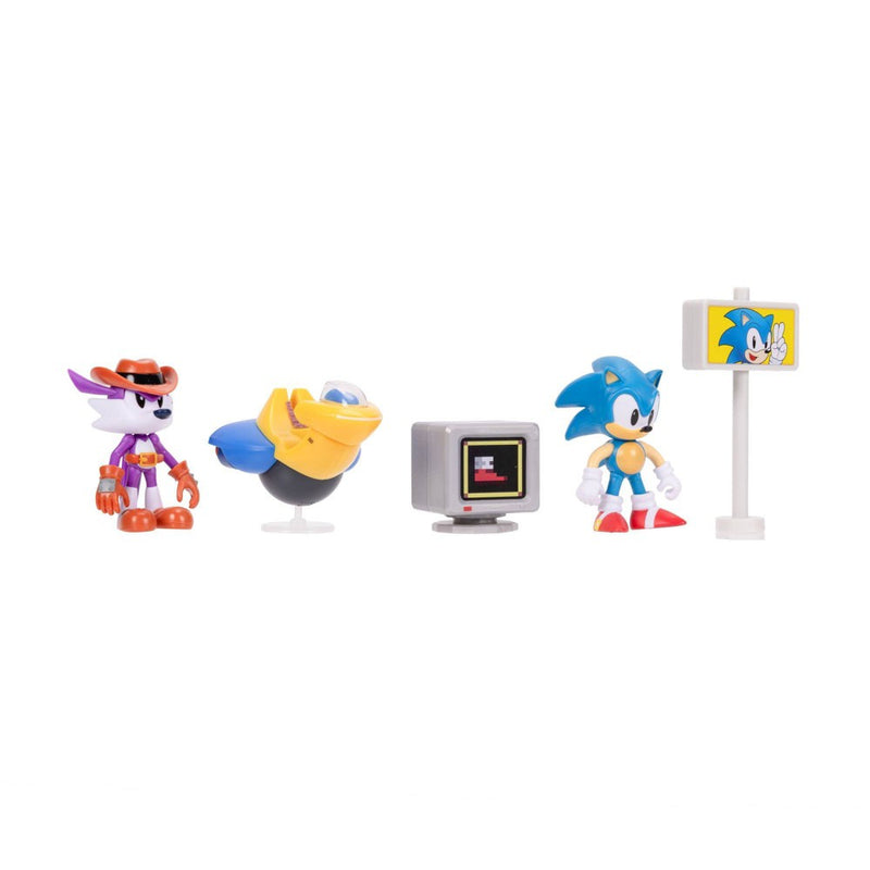 Sonic the Hedgehog Sonic 2.5" Diorama Super Stars Action Figure