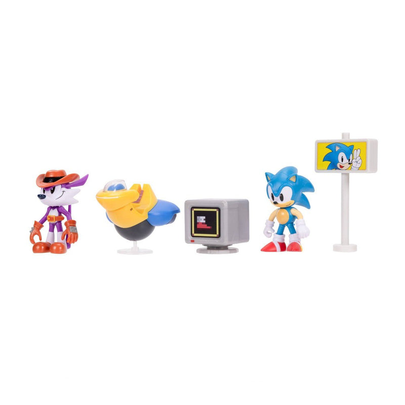 Sonic the Hedgehog Sonic 2.5" Diorama Super Stars Action Figure