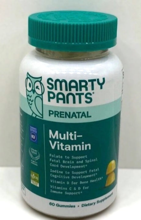 Smartypants Prenatal Vitamins For Women, 60 Count (30 Day Supply) EXP:04/2026
