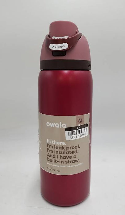 Special Edition Holiday Owala 32oz Water Bottle - Poinsettia READ DESCRIPTION