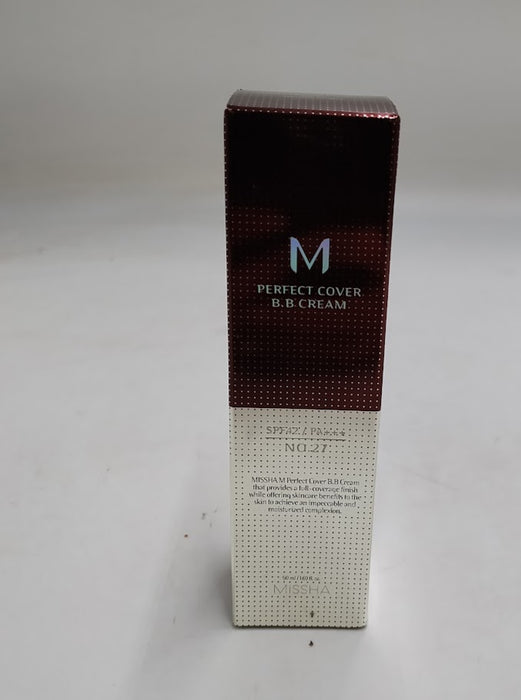 MISSHA M Perfect Cover BB Cream SPF 42 PA+++(#27 Honey Beige)- 1.7 fl. oz.