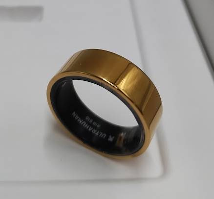 Ultrahuman AIR Size 10 Smart Ring - Bionic Gold - **OPEN BOX** KNOW YOUR SIZE!!