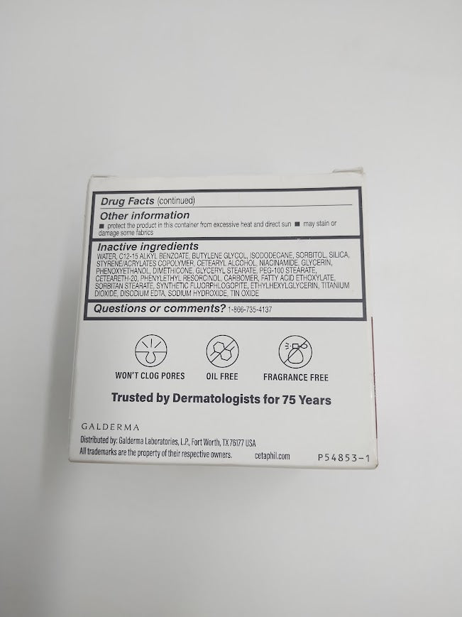 Cetaphil Face Healthy Radiance Whipped Day Cream W/SPF 30, EXP: 1.7Oz 07/26