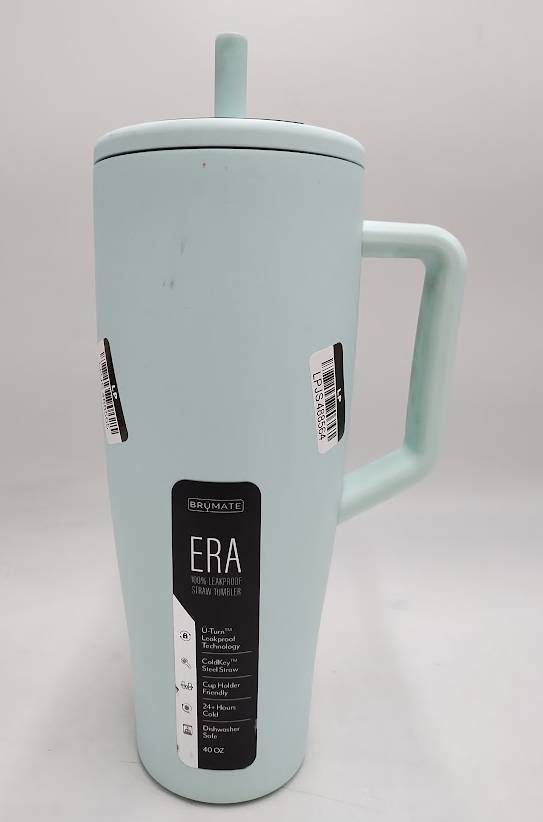BruMate Era 40oz 100% Leak-Proof Straw Tumbler - Blue Agave READ DESCRIPTION