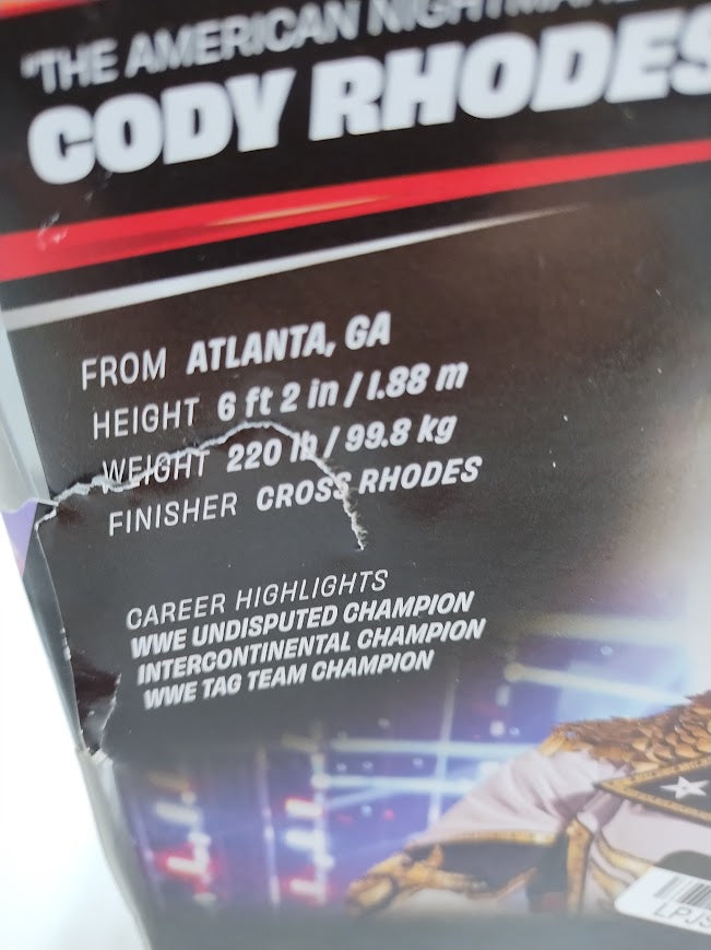 WWE Elite Cody Rhodes Action Figure, Greatest Hits 2025 Set, 6" SEE DETAILS