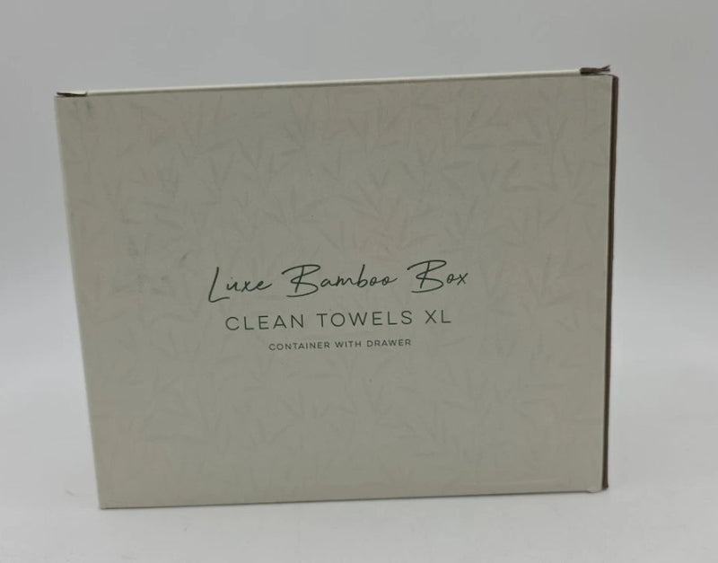 Clean Skin Club Clean Towels XL Original + Bamboo Container - Drawer - 50ct
