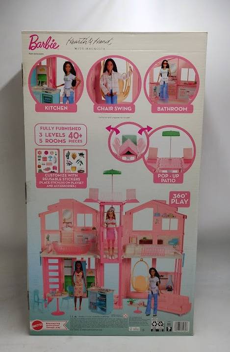 Barbie Hearth & Hand Townhouse Playset with 3 Levels & 40+ Pieces (LOCAL PICKUP ONLY)
