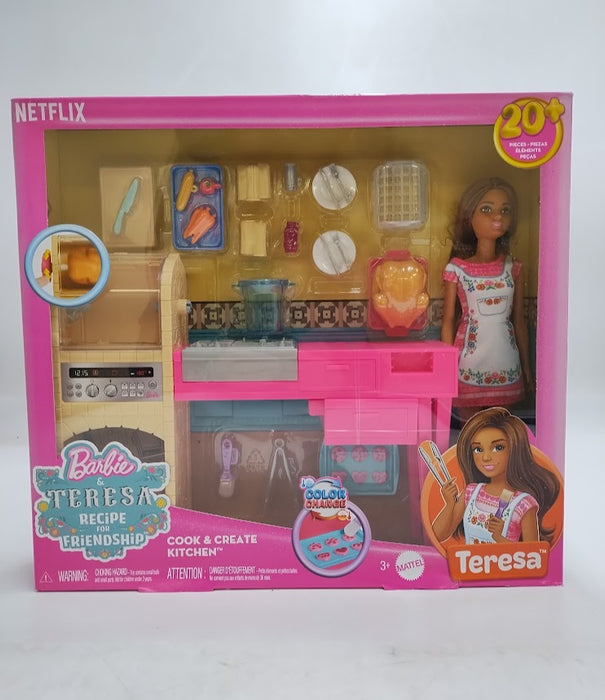 Barbie and Teresa Recipe for Friendship Doll and Kitchen Playset SEE DETAILS