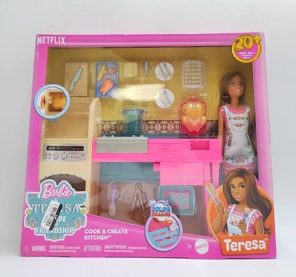 Barbie and Teresa Recipe for Friendship Doll and Kitchen Playset SEE DETAILS