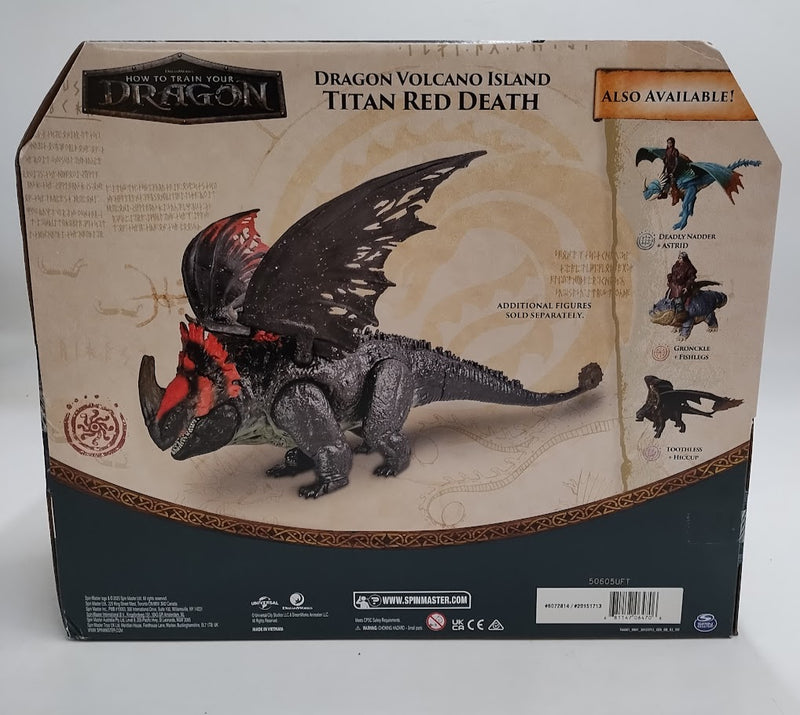 How to Train Your Dragon Titan Red Death Figure