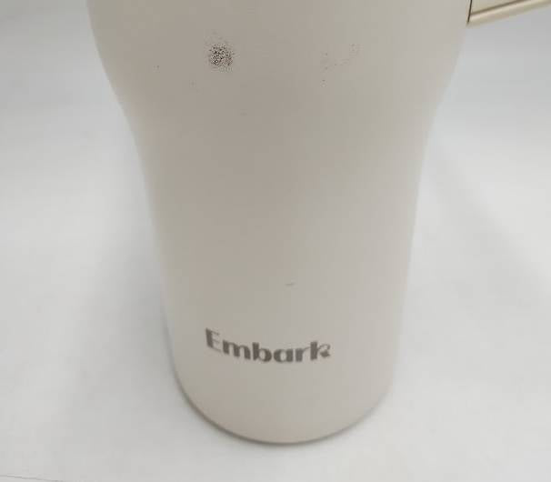 40oz Stainless Steel Straw Tumbler Cream - Embark READ DESRIPTION