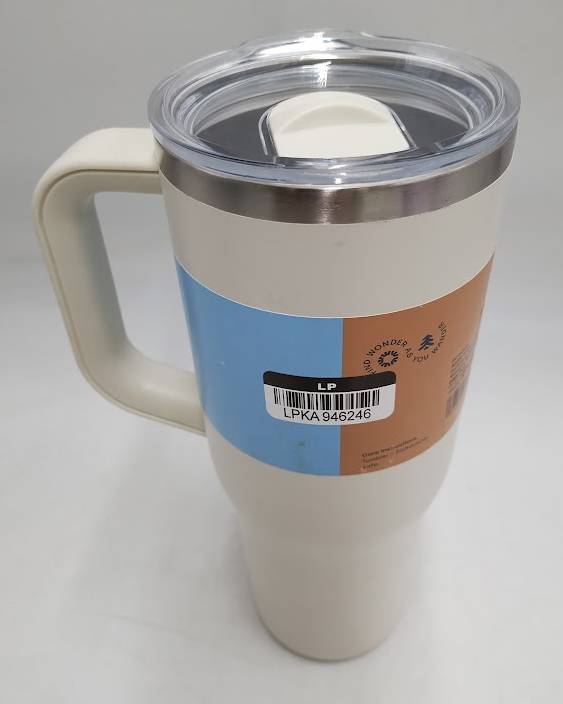 40oz Stainless Steel Straw Tumbler Cream - Embark READ DESRIPTION