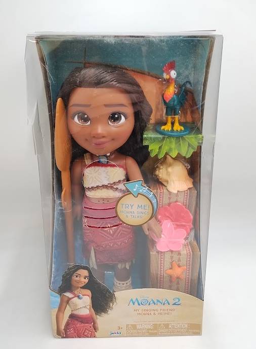Disney Moana 2 My Singing Friend 14" Moana Doll & Heihei SEE DETAILS