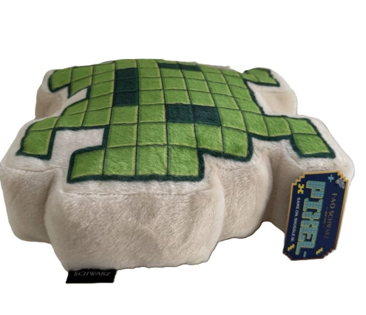 FAO Schwarz Retro Pixel Alien Toy Plush