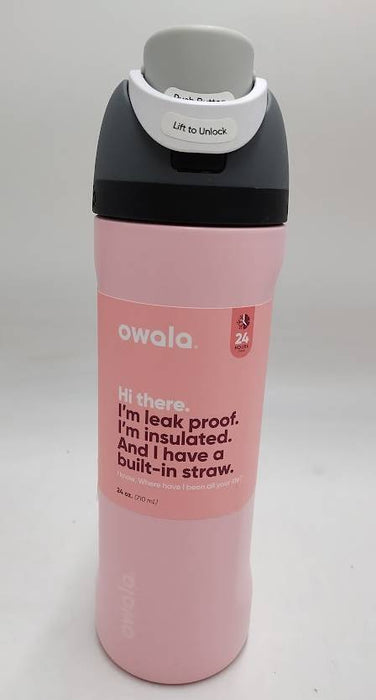Owala 24oz Stainless Steel FreeSip Water Bottle - Rose Quartz READ DESCRIPTION