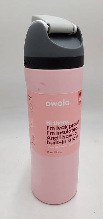 Owala 24oz Stainless Steel FreeSip Water Bottle - Rose Quartz READ DESCRIPTION