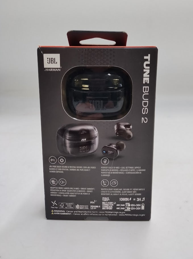 JBL Tune Buds 2 - Ghost Black