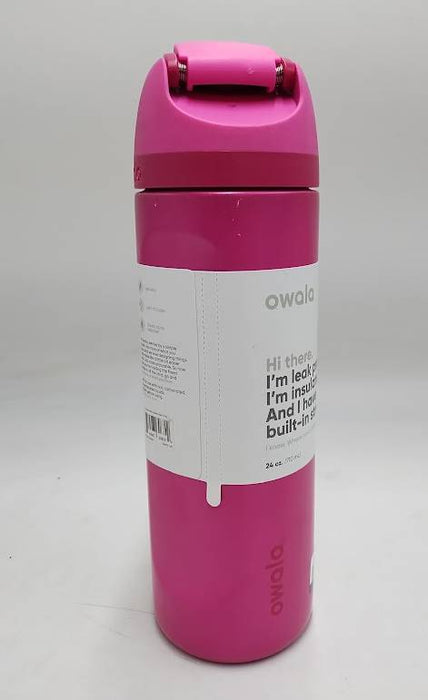 Owala 24oz Stainless Steel FreeSip Water Bottle - Read My Lips READ DESCRIPTION