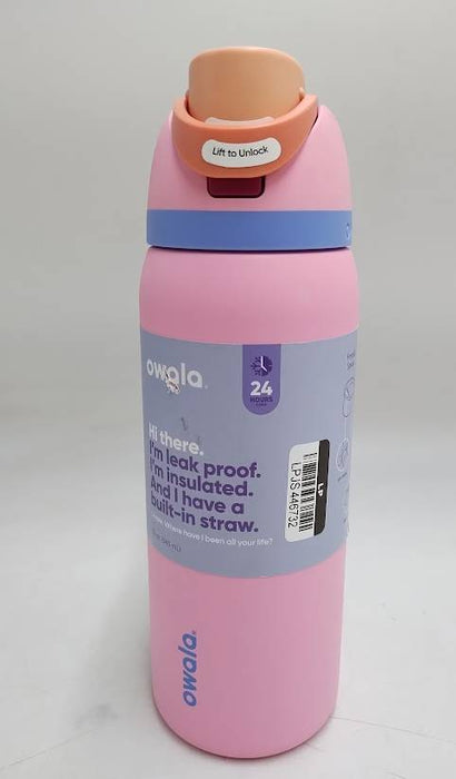 Owala 32oz FreeSip Stainless Steel Water Bottle - Kickflip READ DESCRIPTION