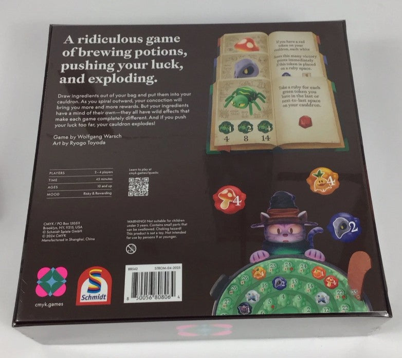 Asmodee Quacks 2024 Board Game: 2-4 Players, Strategy & War, Includes Game Pieces & Boards