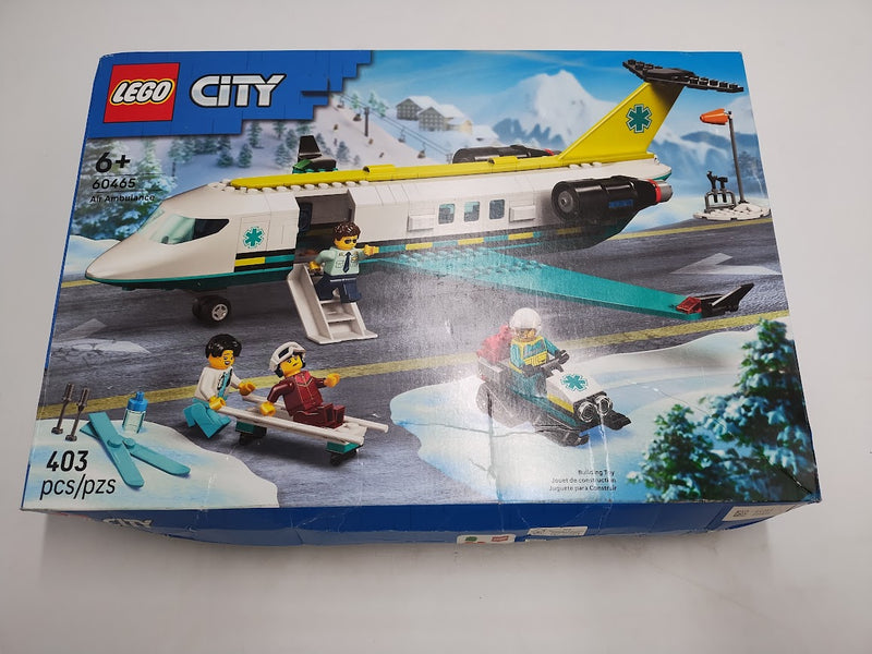 LEGO City Emergency Air Ambulance Airplane Toy 60465 SEE DETAILS