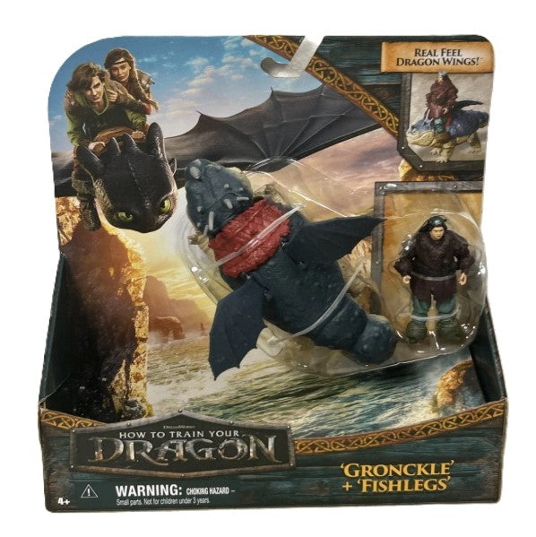 How to Train Your Dragon Fishlegs & Meatlug Figures