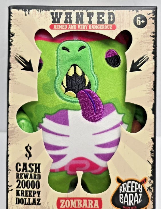 Kreepy Baraz 6" Zombara Stuffed Doll