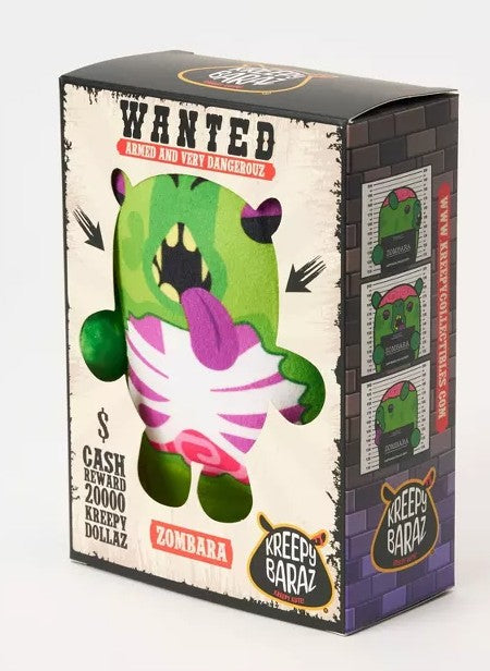 Kreepy Baraz 6" Zombara Stuffed Doll