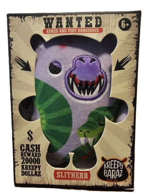 Kreepy Baraz 6" Slitherr Stuffed Doll