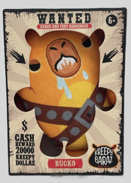 Kreepy Baraz 6" Bucko Stuffed Doll: Fantasy Plush, Creative Thinking, Polyester Material