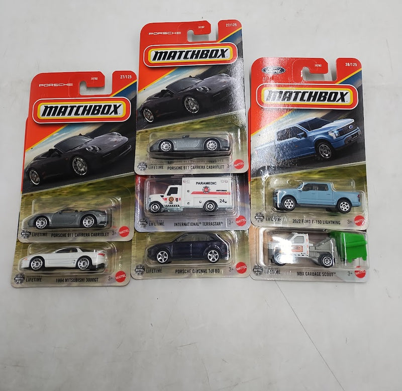 LOT OF 7!!! MATCHBOX CARS COLLECTION ASSORTMENT - 2025