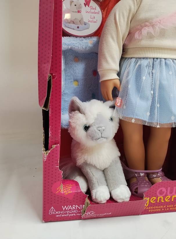 Our Generation Mindy & Pepper 18'' Doll & Pet Kitten Set SEE DETAILS