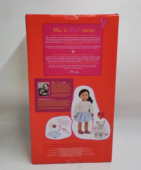 Our Generation Mindy & Pepper 18'' Doll & Pet Kitten Set SEE DETAILS
