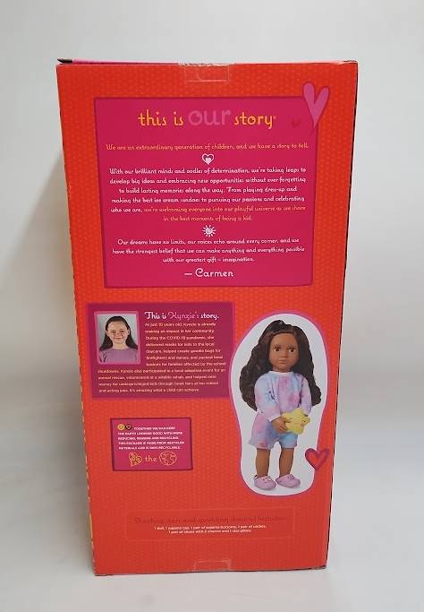 Our Generation Carmen 18" Doll with Tie-Dye Pajama SEE DETAILS