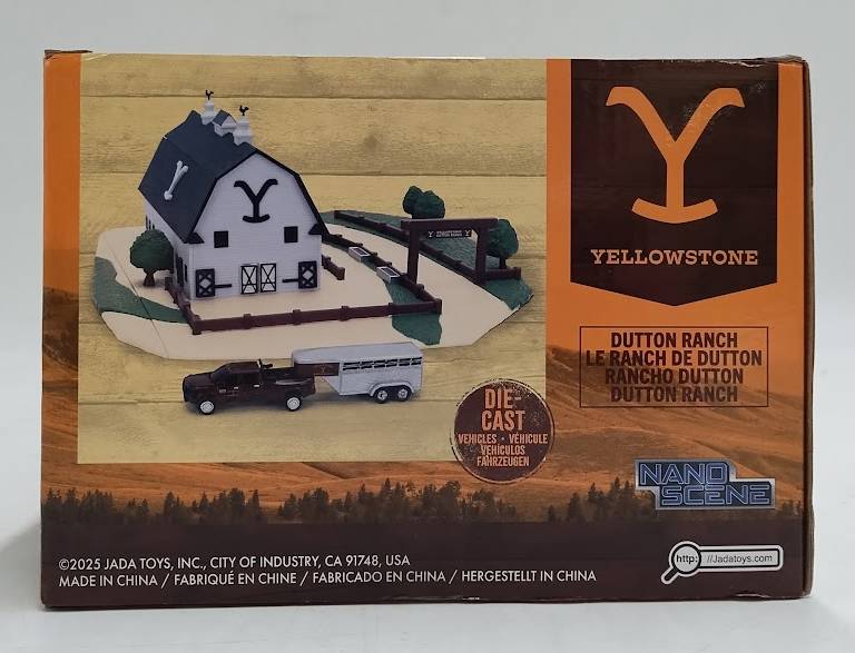 2026 Jada Toys Yellowstone NANO SCENE Dutton Ranch SEE DETAILS