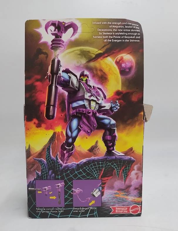 MOTU Origins & Transformers Megatron Armor Skeletor Action Figure, SEE DETAILS