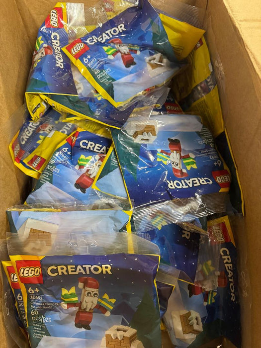 LOT OF 30 LEGO Creator Christmas Chimney Fun with Santa 30692
