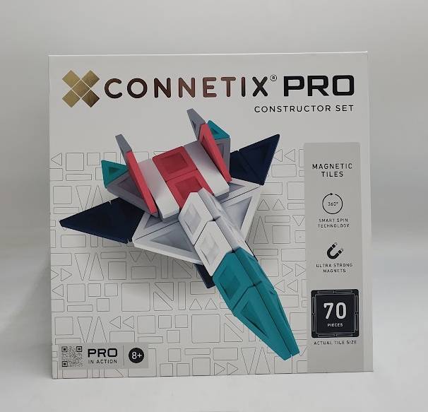 CONNETIX Magnetic Tiles Constructor Set 70pc