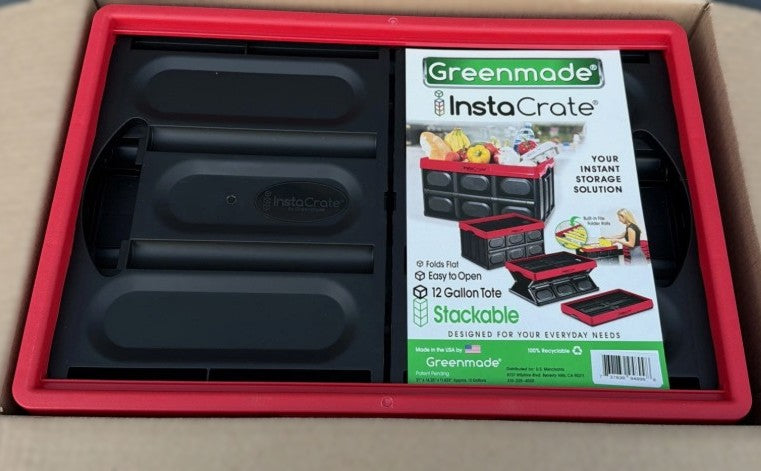 Greenmade 12gal Instacrate Collapsible Storage Container