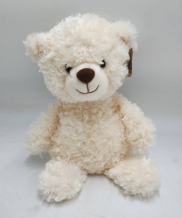 Aurora Medium Tummy Bear Snuggly Stuffed Animal Ivory 12"