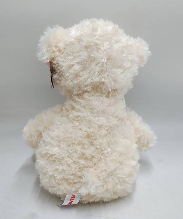 Aurora Medium Tummy Bear Snuggly Stuffed Animal Ivory 12"