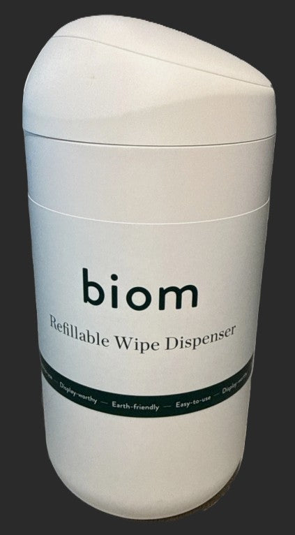 Biom Refillable Wipes Dispenser - White
