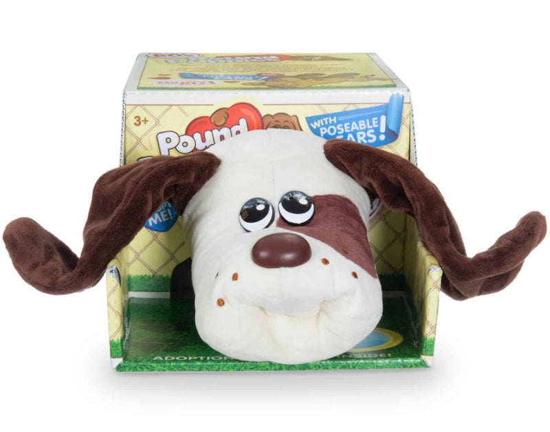 Pound Puppies Classic Plush Cream with Med Brown Spots