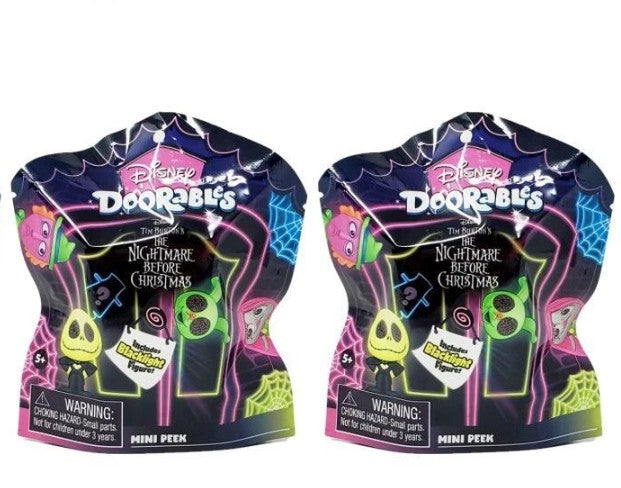 2 PACK!!! Disney The Nightmare Before Christmas - Doorables Figure Blind Bag