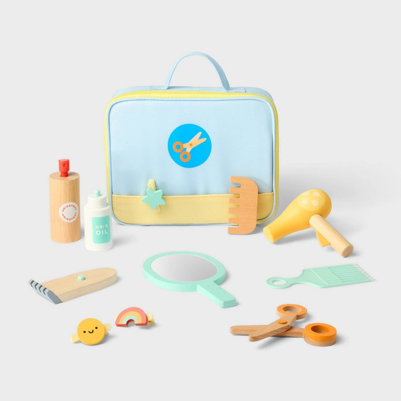 Salon Play Set - Gigglescape: Pretend Salon Accessories, Creative Thinking, Play Hair Styling, Ages 3+