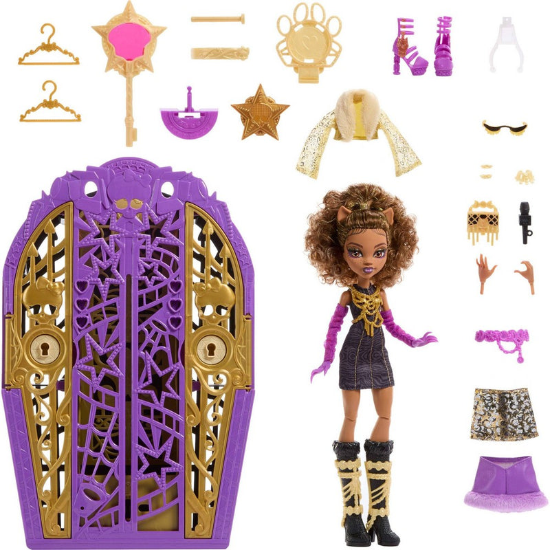 Monster High Skulltimate Secrets Hauntlywood Mysteries Doll, Clawdeen Wolf