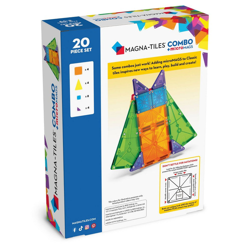 MAGNA-TILES Combo MicroMAGS 20pc