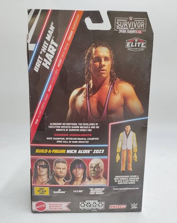 WWE Elite Collection Premium Live Event Bret "Hitman" Hart SEE DETAILS